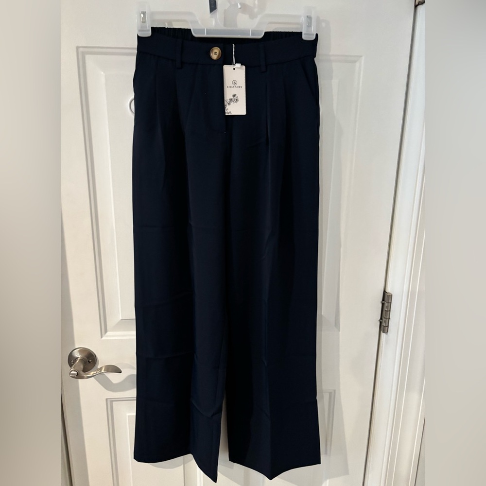 Lillusory‎ Navy Blue Pants Small New